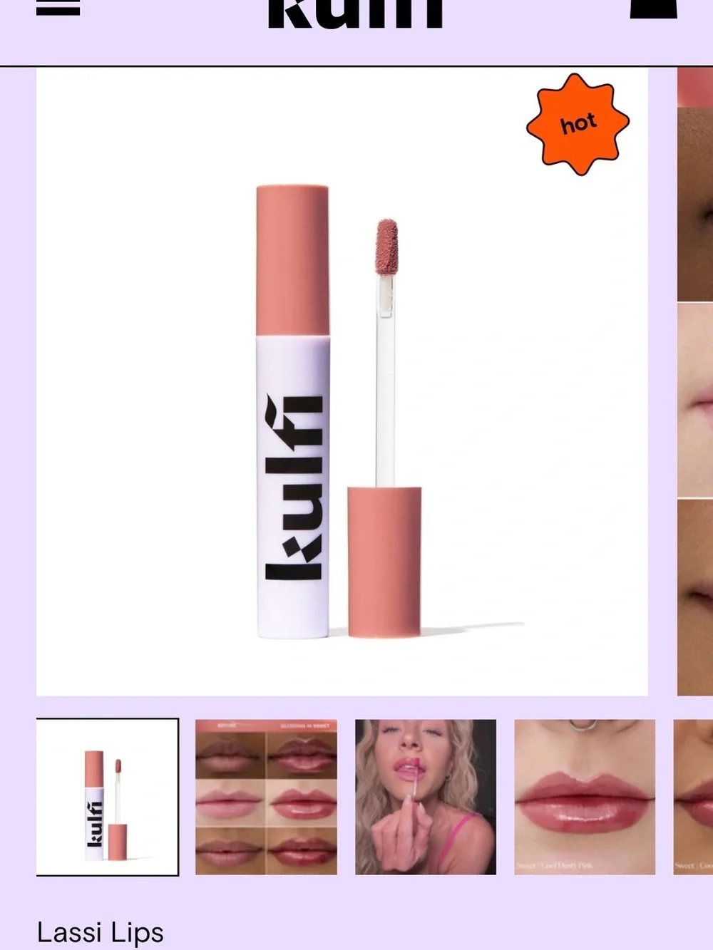Kuum Lassi Lips Staining Lip Oil — Pink